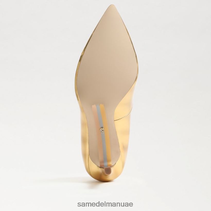 فيغاس الذهب أحذية Sam Edelman نحيف كعب عسلي مدبب عند الأصابع 246L6T154