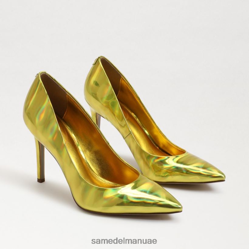 ميموزا ذهبي معدني أحذية Sam Edelman نحيف كعب عسلي مدبب عند الأصابع 246L6T155
