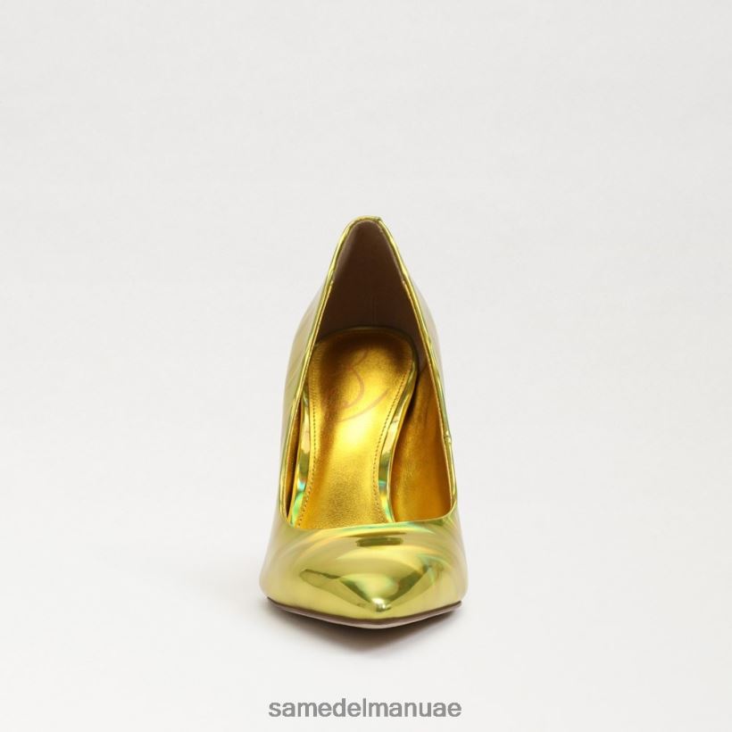 ميموزا ذهبي معدني أحذية Sam Edelman نحيف كعب عسلي مدبب عند الأصابع 246L6T155