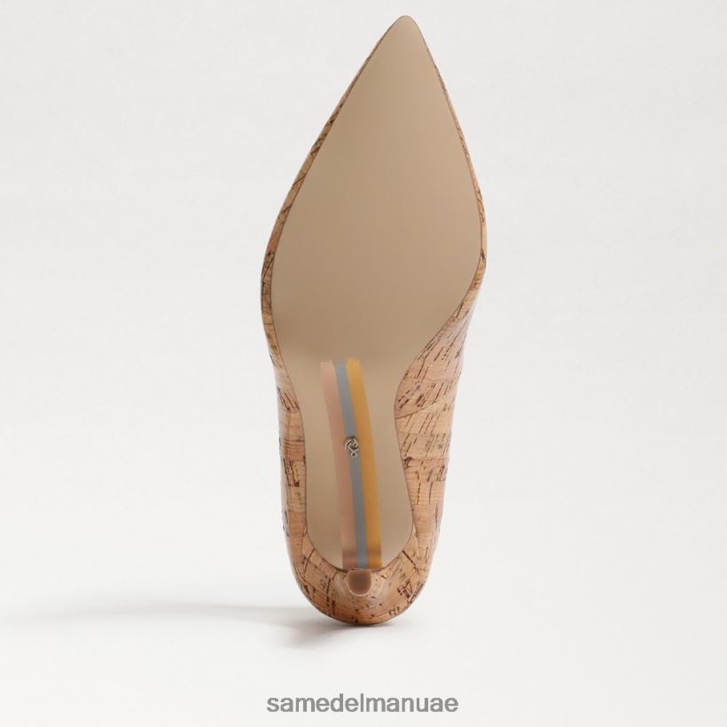 الفلين الطبيعي أحذية Sam Edelman نحيف كعب عسلي مدبب عند الأصابع 246L6T158