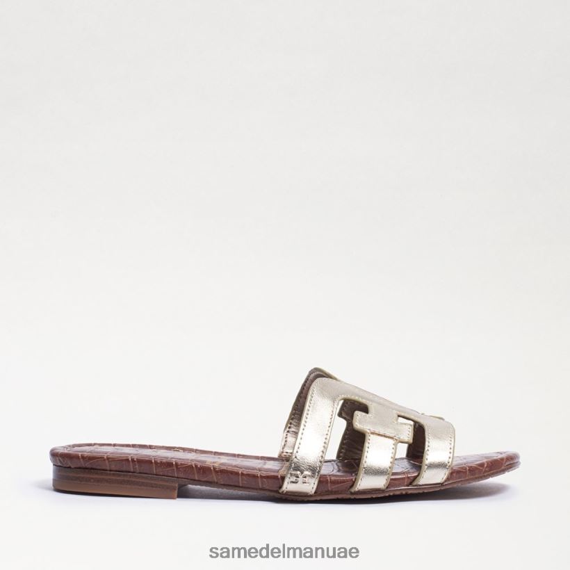 الذهب المنصهر أحذية Sam Edelman نحيف صندل منزلق خليج 246L6T15
