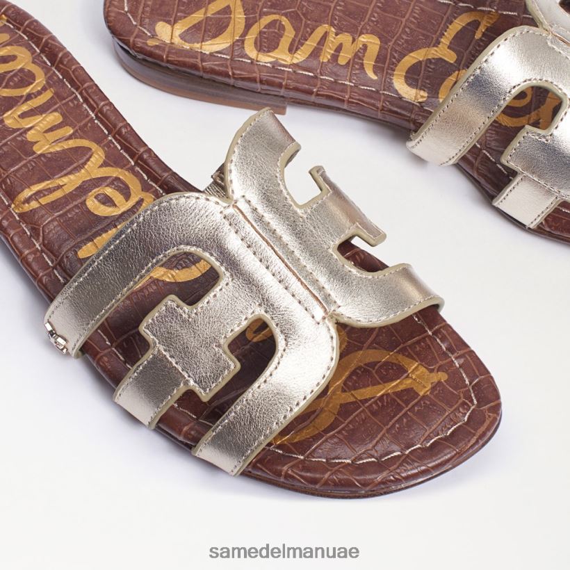 الذهب المنصهر أحذية Sam Edelman نحيف صندل منزلق خليج 246L6T15