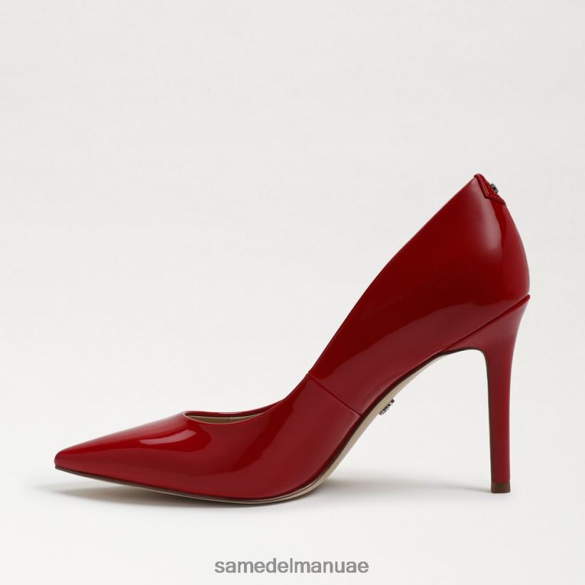 جلد لامع أحمر ياقوتي أحذية Sam Edelman نحيف كعب عسلي مدبب عند الأصابع 246L6T161