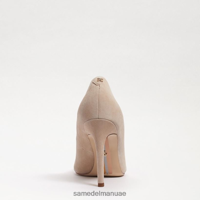 جلد الغزال كابتشينو أحذية Sam Edelman نحيف كعب عسلي مدبب عند الأصابع 246L6T163