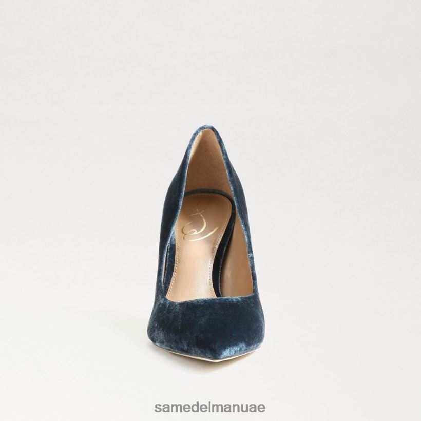 مخمل ياقوتي عميق أحذية Sam Edelman نحيف كعب عسلي مدبب عند الأصابع 246L6T170
