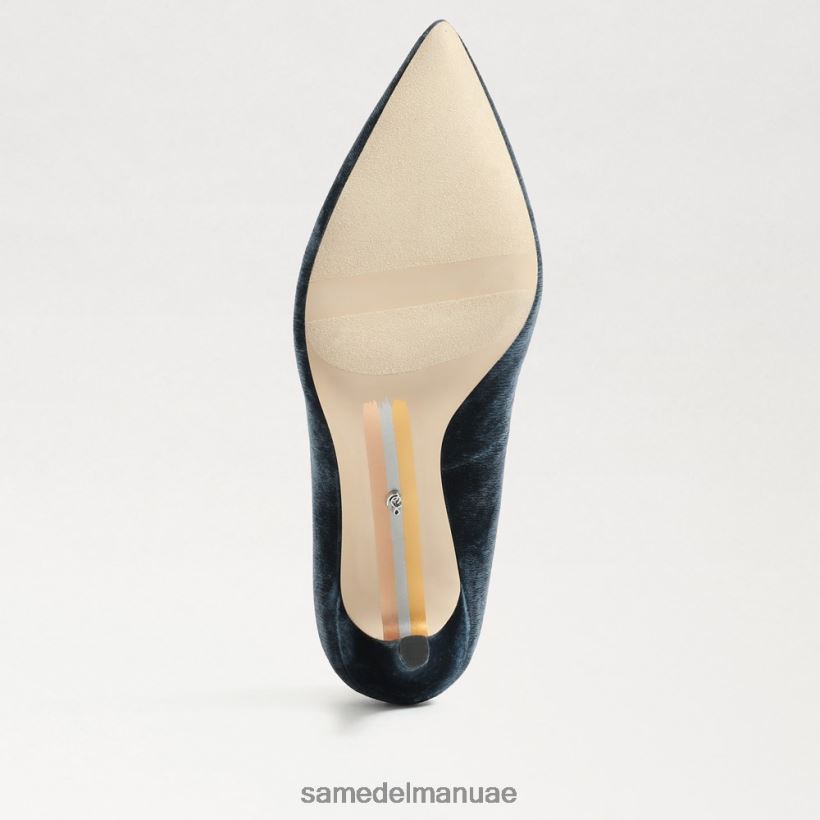 مخمل ياقوتي عميق أحذية Sam Edelman نحيف كعب عسلي مدبب عند الأصابع 246L6T170
