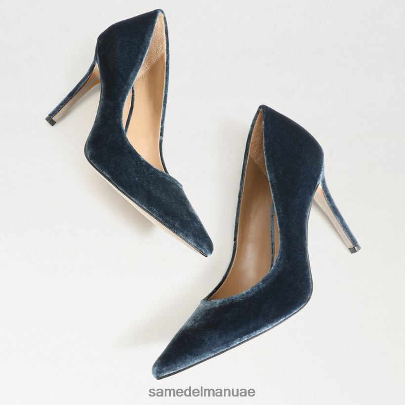 مخمل ياقوتي عميق أحذية Sam Edelman نحيف كعب عسلي مدبب عند الأصابع 246L6T170
