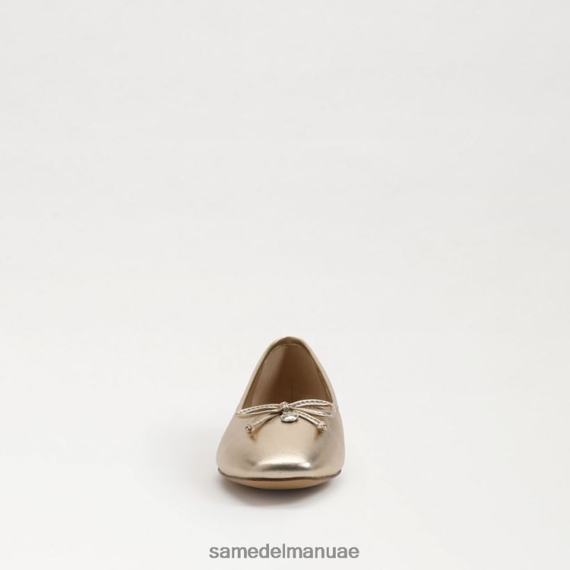أوراق الذهب أحذية Sam Edelman نحيف مرج الباليه مسطح 246L6T172