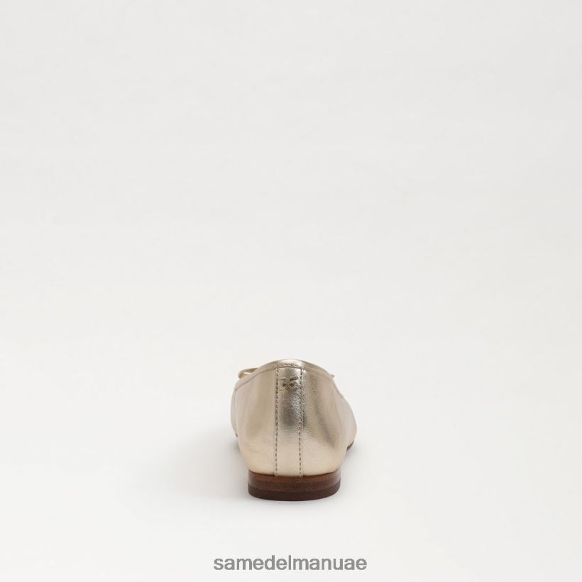 أوراق الذهب أحذية Sam Edelman نحيف مرج الباليه مسطح 246L6T172
