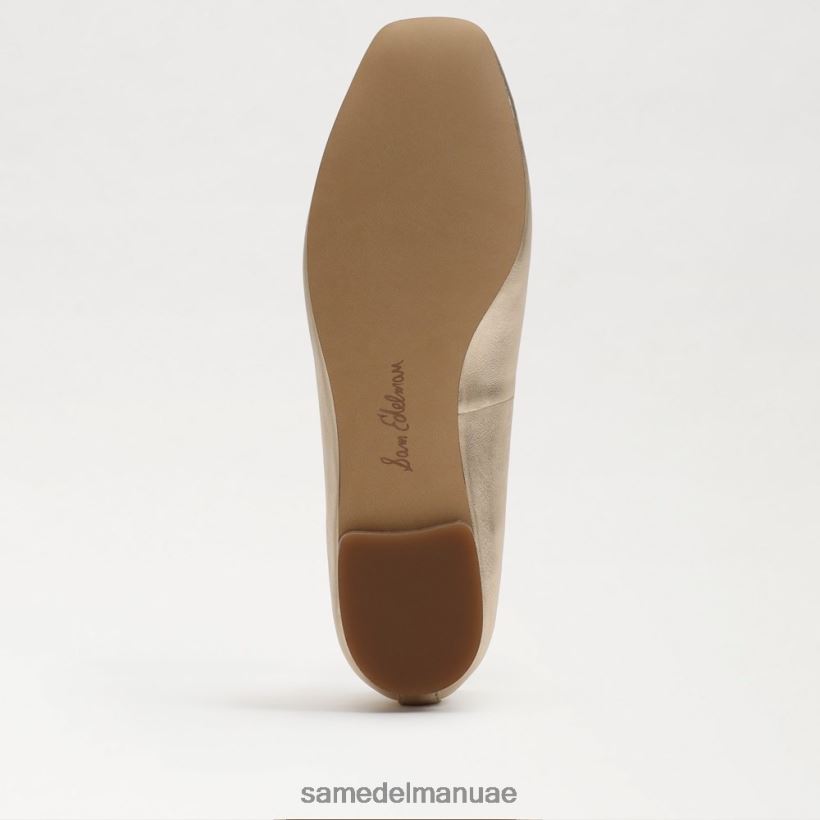 أوراق الذهب أحذية Sam Edelman نحيف مرج الباليه مسطح 246L6T172