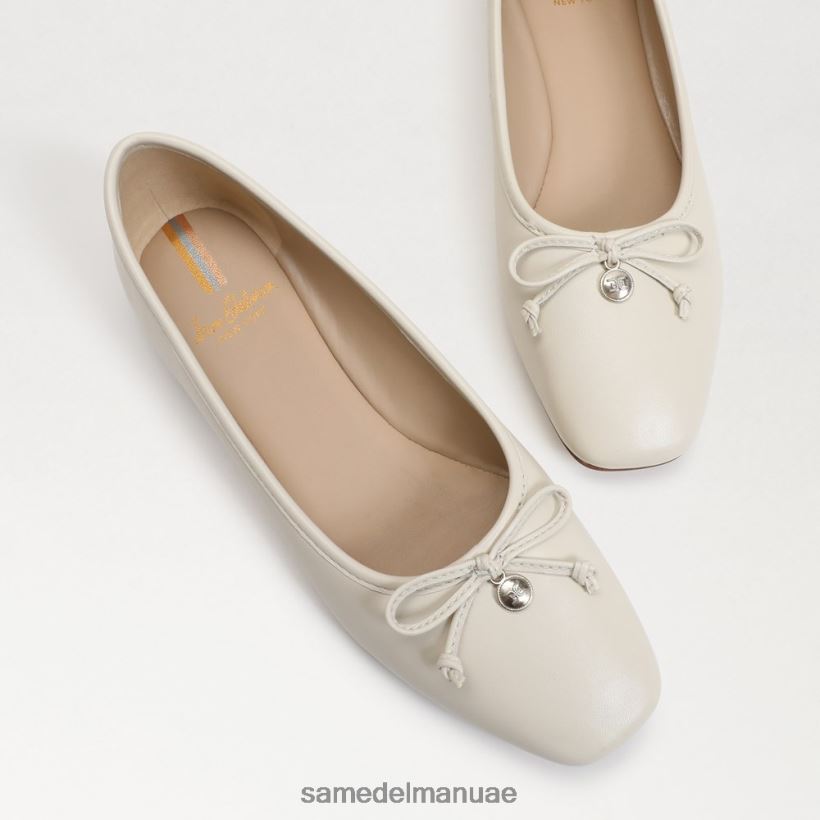 العاج الحديث أحذية Sam Edelman نحيف مرج الباليه مسطح 246L6T174