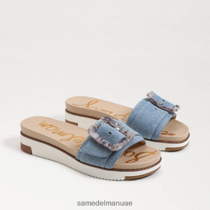 مونتروز الأزرق أحذية Sam Edelman نحيف صندل أريان المنزلق 246L6T180