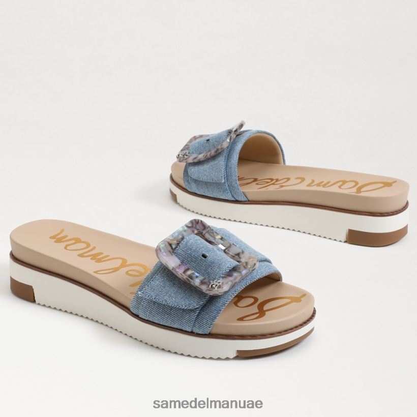 مونتروز الأزرق أحذية Sam Edelman نحيف صندل أريان المنزلق 246L6T180