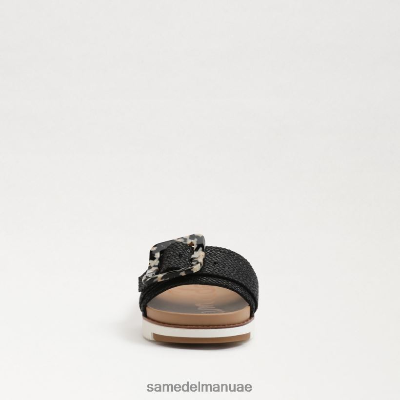 نسج أسود أحذية Sam Edelman نحيف صندل أريان المنزلق 246L6T184