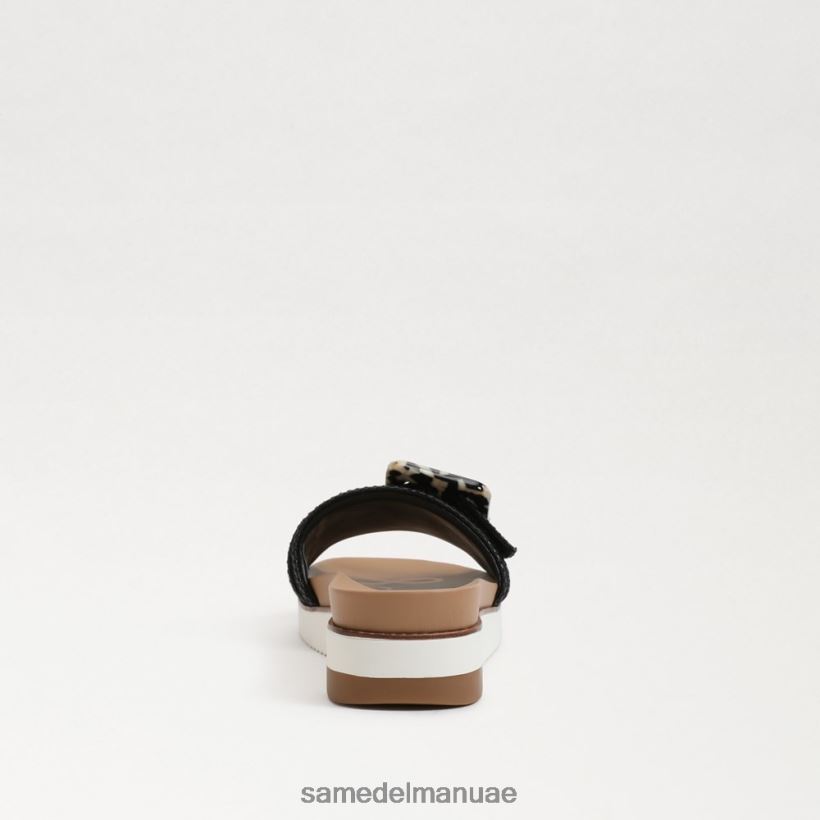 نسج أسود أحذية Sam Edelman نحيف صندل أريان المنزلق 246L6T184