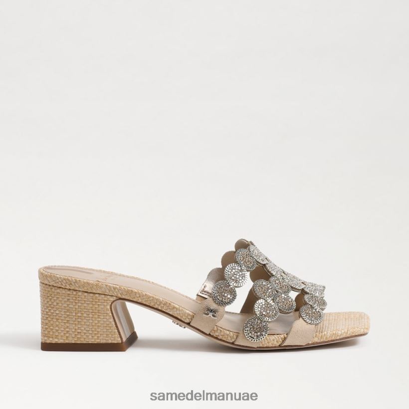 أوراق الذهب أحذية Sam Edelman نحيف صندل شتوي بكعب منزلق 246L6T185