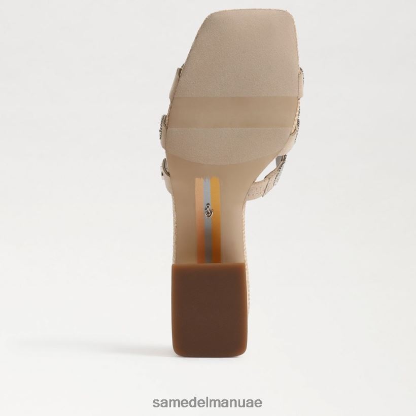 أوراق الذهب أحذية Sam Edelman نحيف صندل شتوي بكعب منزلق 246L6T185