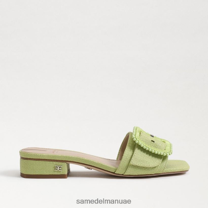 الكمثرى الصيف أحذية Sam Edelman نحيف صندل منزلق مطرز بالشماس 246L6T195