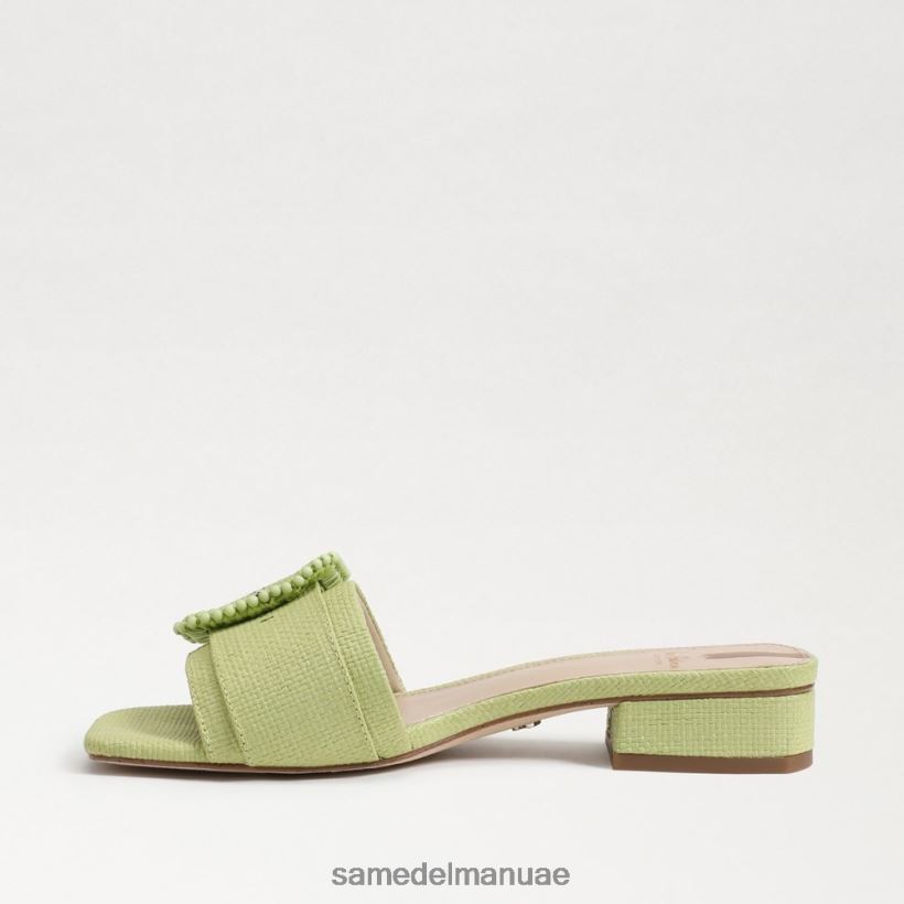 الكمثرى الصيف أحذية Sam Edelman نحيف صندل منزلق مطرز بالشماس 246L6T195