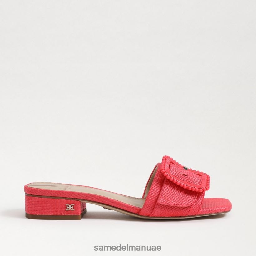 باروس الوردي أحذية Sam Edelman نحيف صندل منزلق مطرز بالشماس 246L6T196