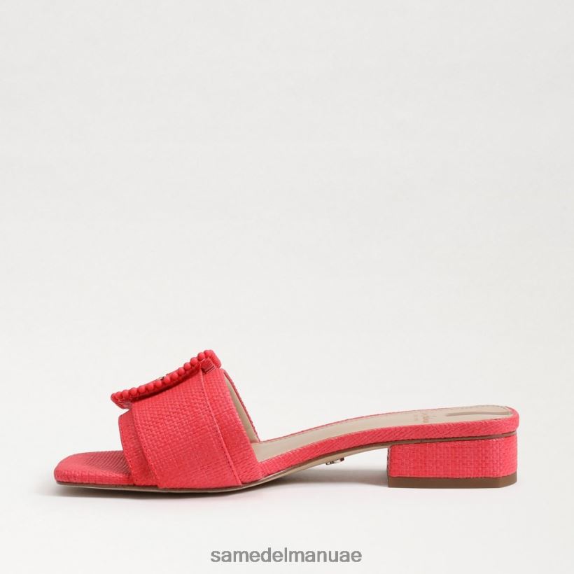 باروس الوردي أحذية Sam Edelman نحيف صندل منزلق مطرز بالشماس 246L6T196