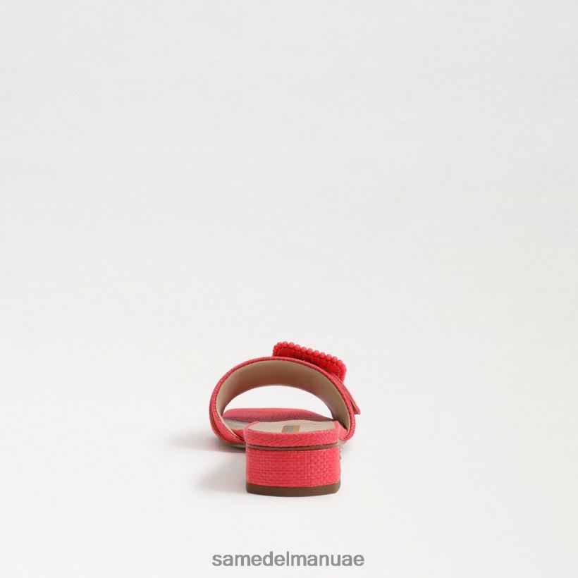 باروس الوردي أحذية Sam Edelman نحيف صندل منزلق مطرز بالشماس 246L6T196