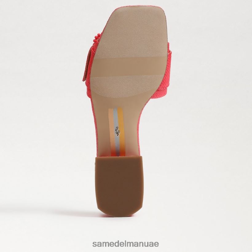 باروس الوردي أحذية Sam Edelman نحيف صندل منزلق مطرز بالشماس 246L6T196