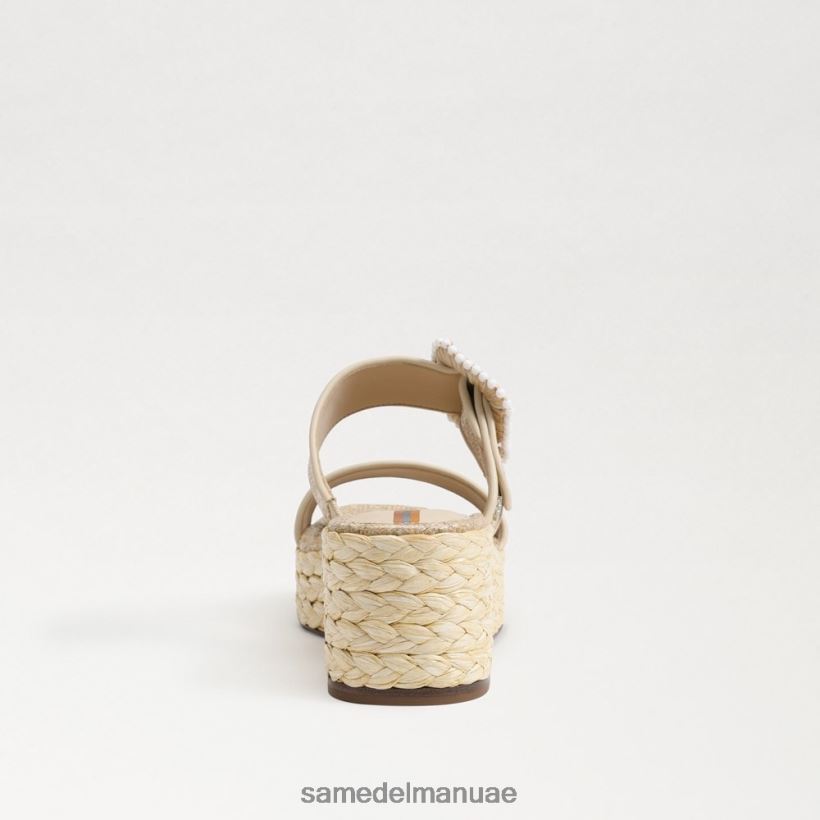 قشر البيض أحذية Sam Edelman نحيف صندل إسبادريل بكعب عريض من تشيس 246L6T200