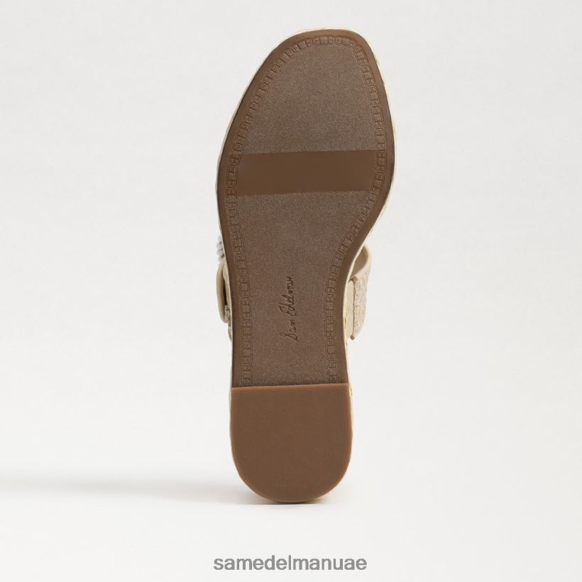 قشر البيض أحذية Sam Edelman نحيف صندل إسبادريل بكعب عريض من تشيس 246L6T200