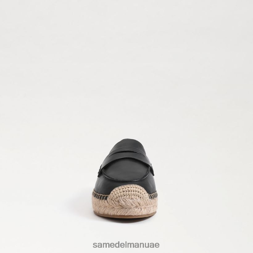 جلد أسود أحذية Sam Edelman نحيف حذاء كاي إسبادريل مسطح 246L6T202