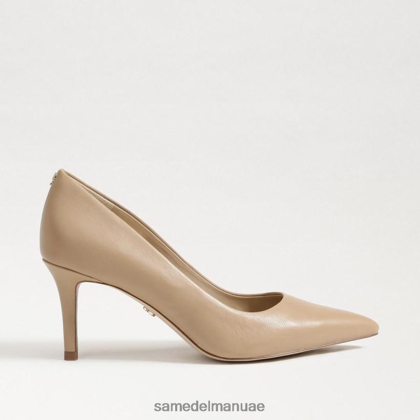 جلد بيج ناعم أحذية Sam Edelman نحيف مضخة كعب فيينا هريرة 246L6T208