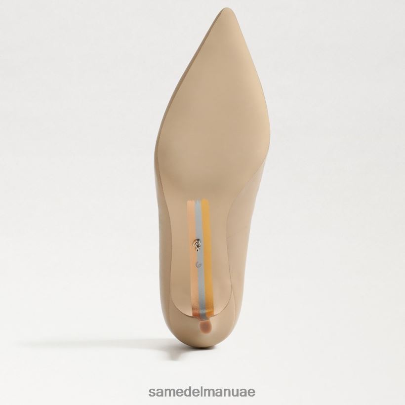جلد بيج ناعم أحذية Sam Edelman نحيف مضخة كعب فيينا هريرة 246L6T208