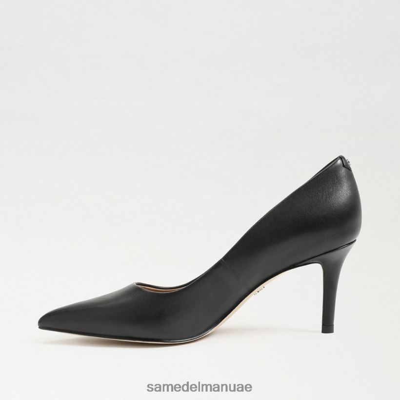 جلد أسود أحذية Sam Edelman نحيف مضخة كعب فيينا هريرة 246L6T209