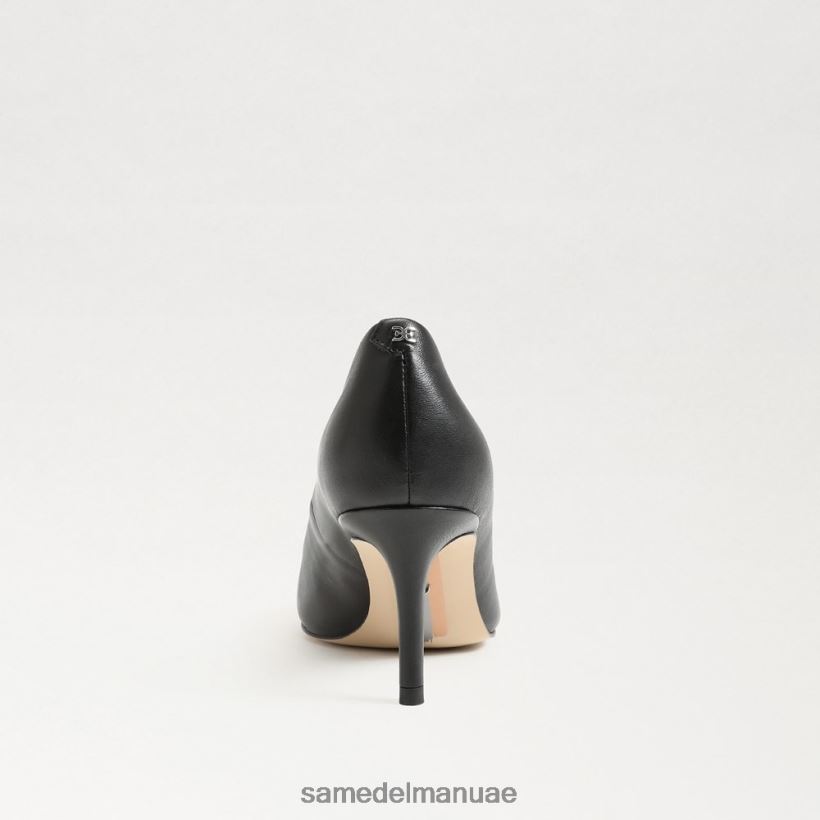 جلد أسود أحذية Sam Edelman نحيف مضخة كعب فيينا هريرة 246L6T209