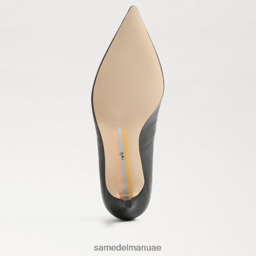 جلد أسود أحذية Sam Edelman نحيف مضخة كعب فيينا هريرة 246L6T209