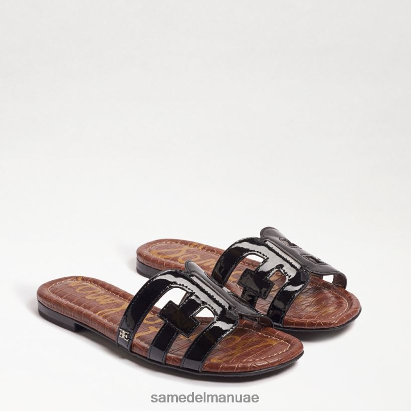 أسود براءة اختراع أحذية Sam Edelman نحيف صندل منزلق خليج 246L6T21
