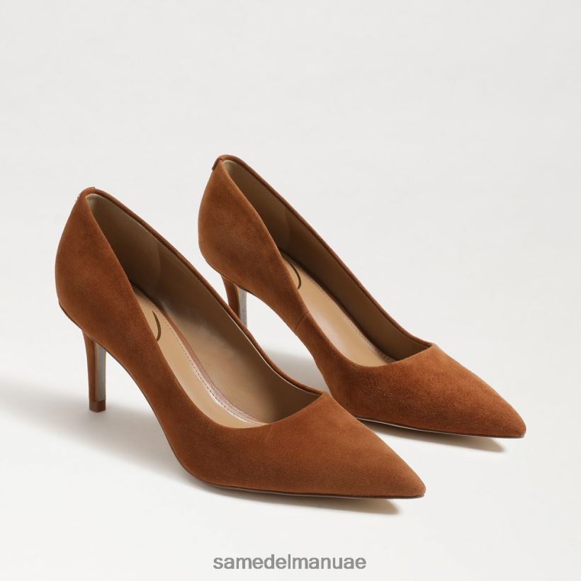 الحدود البني من جلد الغزال أحذية Sam Edelman نحيف مضخة كعب فيينا هريرة 246L6T210