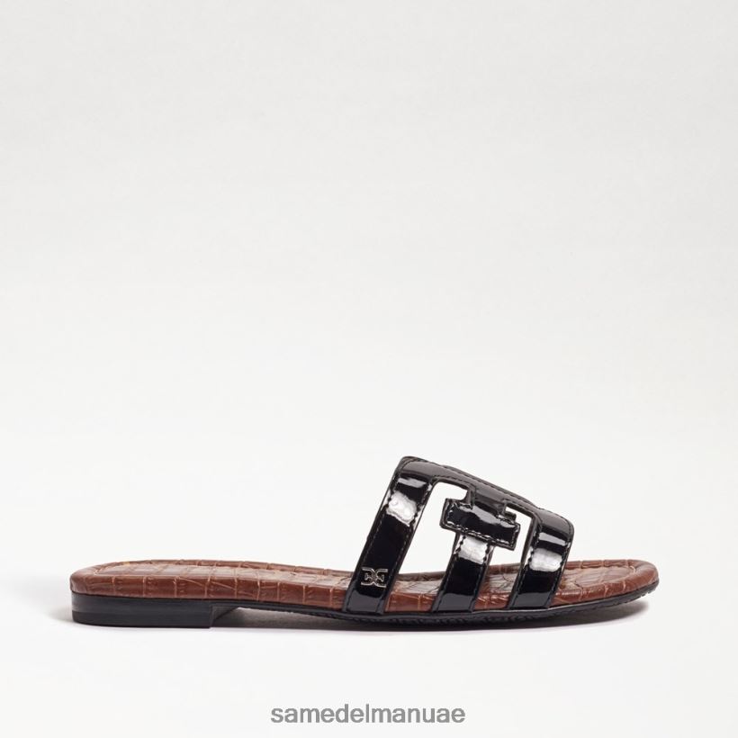 أسود براءة اختراع أحذية Sam Edelman نحيف صندل منزلق خليج 246L6T21