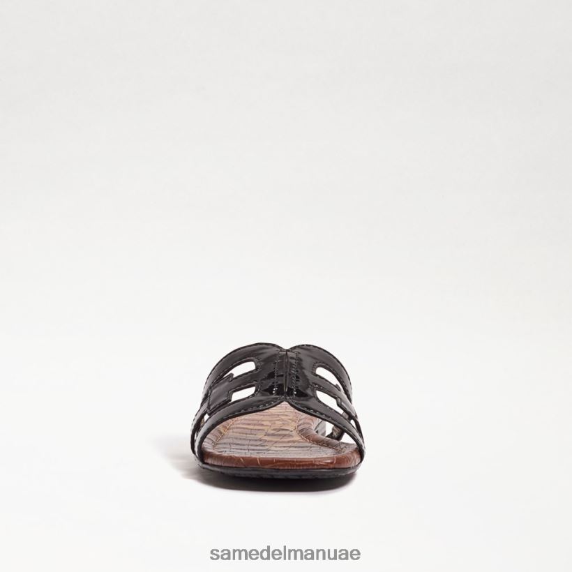 أسود براءة اختراع أحذية Sam Edelman نحيف صندل منزلق خليج 246L6T21