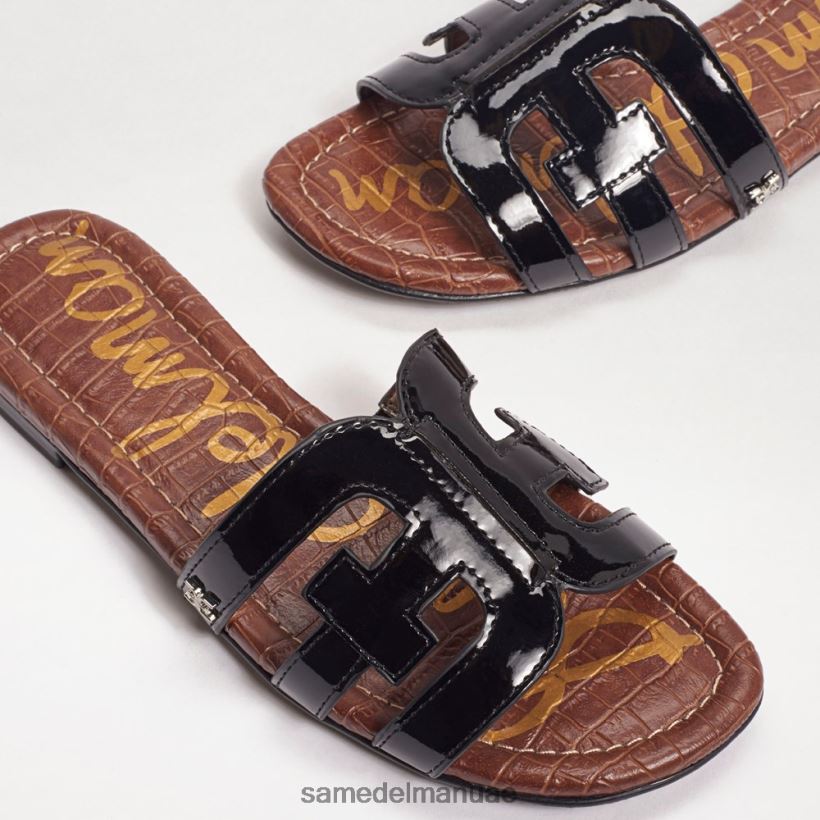 أسود براءة اختراع أحذية Sam Edelman نحيف صندل منزلق خليج 246L6T21