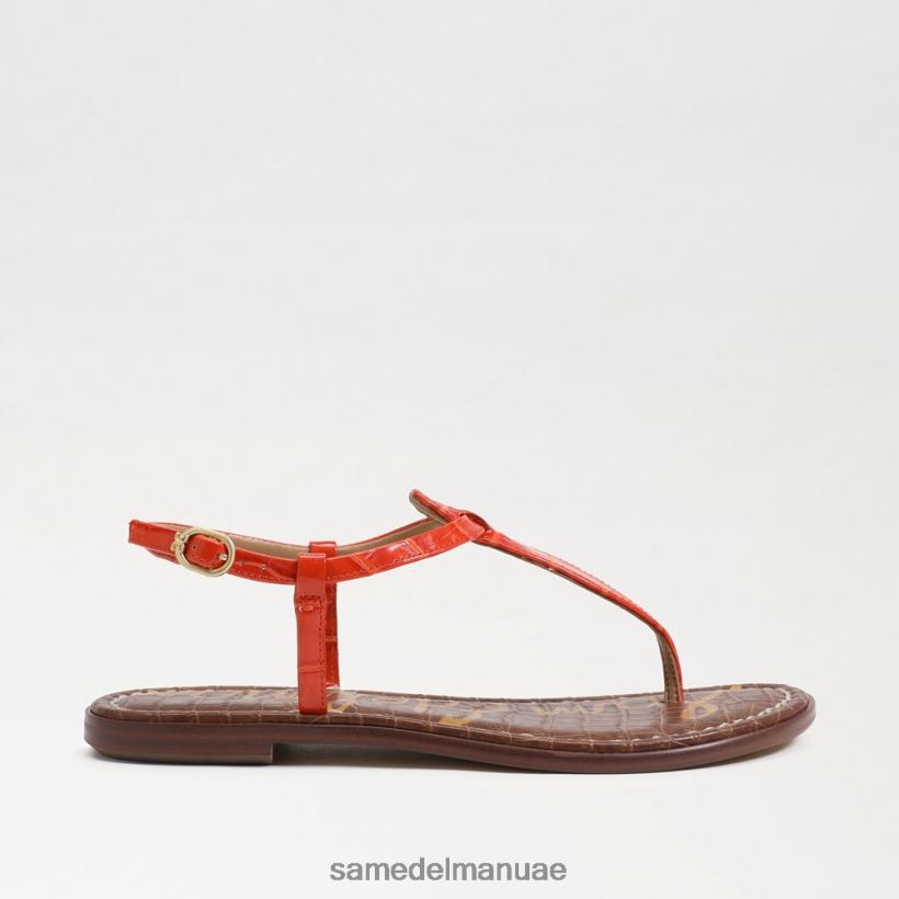 الخشخاش البرتقالي أحذية Sam Edelman نحيف صندل جيجي ثونغ 246L6T225