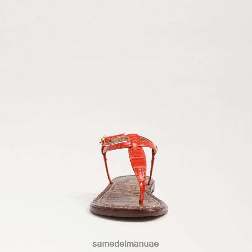 الخشخاش البرتقالي أحذية Sam Edelman نحيف صندل جيجي ثونغ 246L6T225
