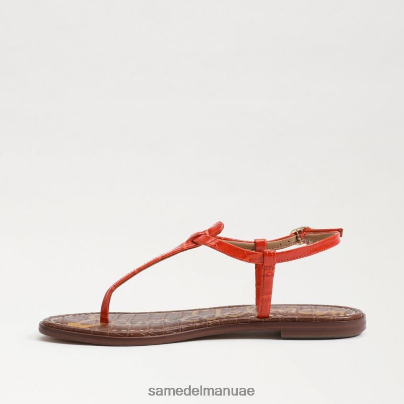 الخشخاش البرتقالي أحذية Sam Edelman نحيف صندل جيجي ثونغ 246L6T225