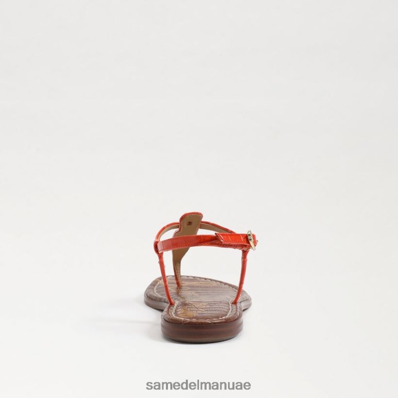 الخشخاش البرتقالي أحذية Sam Edelman نحيف صندل جيجي ثونغ 246L6T225