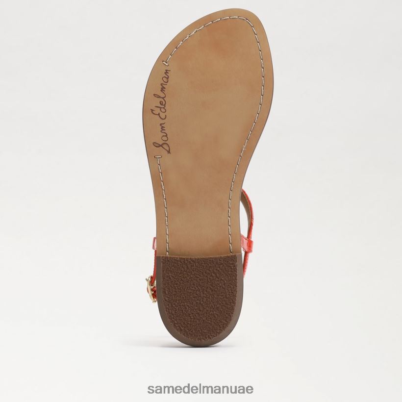 الخشخاش البرتقالي أحذية Sam Edelman نحيف صندل جيجي ثونغ 246L6T225