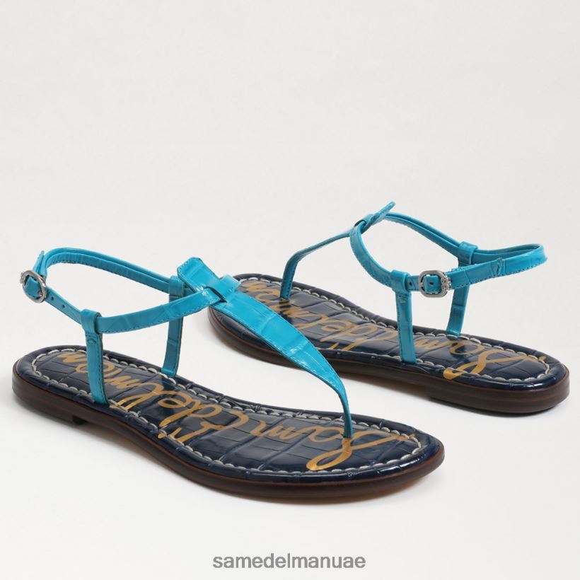ميلوس الأزرق أحذية Sam Edelman نحيف صندل جيجي ثونغ 246L6T226