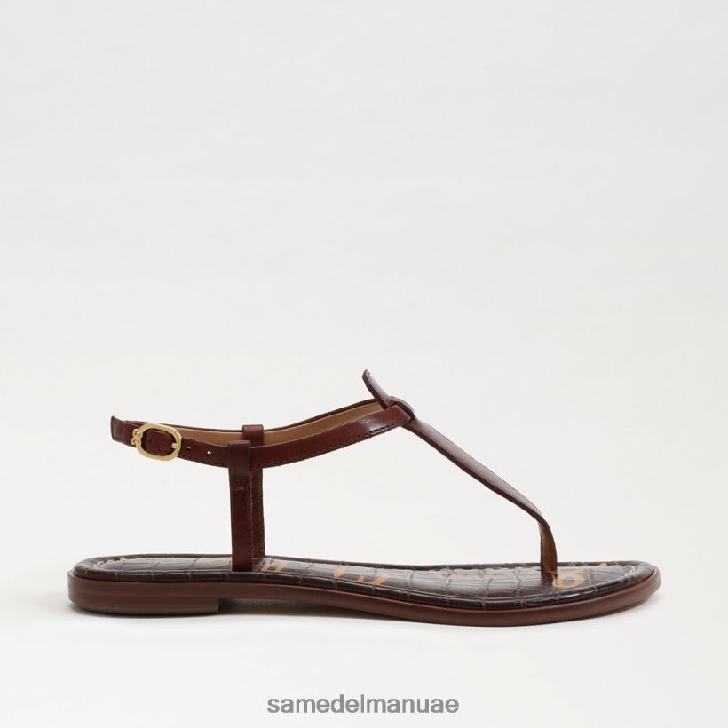 بني قيقب أحذية Sam Edelman نحيف صندل جيجي ثونغ 246L6T228