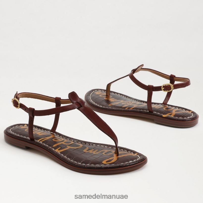 بني قيقب أحذية Sam Edelman نحيف صندل جيجي ثونغ 246L6T228