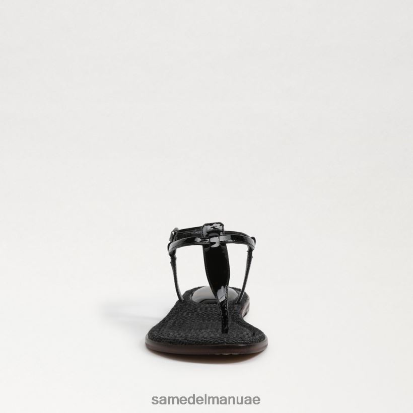 أسود أحذية Sam Edelman نحيف صندل جيجي ثونغ 246L6T234