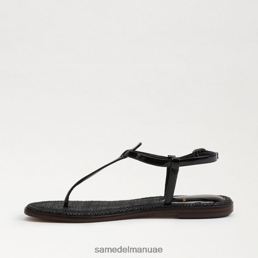 أسود أحذية Sam Edelman نحيف صندل جيجي ثونغ 246L6T234